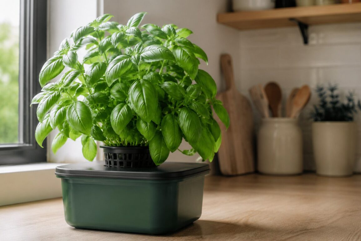 Albahaca hidropónica: guía desde la semilla hasta la cosecha